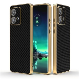 Etui Exoguard Goldline Carbon - Motorola Edge 40 Neo - Black