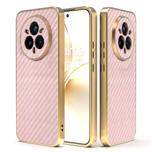 Etui Exoguard Goldline Carbon - Realme 14 Pro Plus 5g - Rose