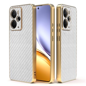 Etui Exoguard Goldline Carbon - Realme 14 5g / 14t 5g - White