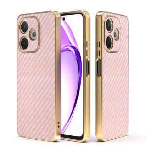 Etui Exoguard Goldline Carbon - Oppo A5 Pro 5g - Rose