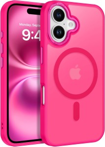 Etui Exoguard Matte P - Apple Iphone 16 - Hot Pink