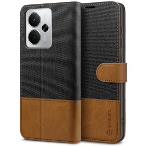 Exoguard Wallet - Realme 14 5g / 14t 5g - Black / Brown
