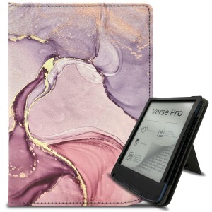 Etui Exoguard Stand - Pocketbook Verse / Verse Pro / Verse Pro Color / Verse Lite / Gobook 2.0 / Gobook 3.0 / Verse Pro Color / Gobook 2.0 / Gobook 3.0 - Marble Rose