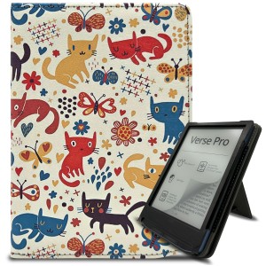 Etui Exoguard Stand - Pocketbook Verse / Verse Pro / Verse Pro Color / Verse Lite / Gobook 2.0 / Gobook 3.0 / Verse Pro Color / Gobook 2.0 / Gobook 3.0 - Cats