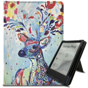 Etui Exoguard Stand - Pocketbook Verse / Verse Pro / Verse Pro Color / Verse Lite / Gobook 2.0 / Gobook 3.0 / Verse Pro Color / Gobook 2.0 / Gobook 3.0 - Painted Deer