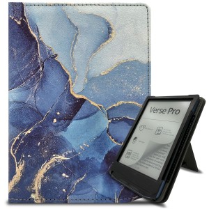 Etui Exoguard Stand - Pocketbook Verse / Verse Pro / Verse Pro Color / Verse Lite / Gobook 2.0 / Gobook 3.0 / Verse Pro Color / Gobook 2.0 / Gobook 3.0 - Marble Blue