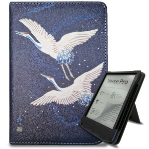 Etui Exoguard Stand - Pocketbook Verse / Verse Pro / Verse Pro Color / Verse Lite / Gobook 2.0 / Gobook 3.0 / Gobook 2.0 - Cranes