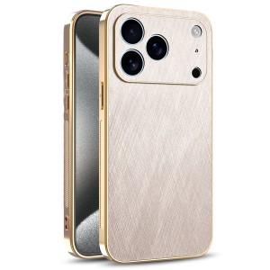 Etui Exoguard Brushed Glamour - Apple Iphone 17 Pro Max - Gold