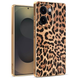 Etui Exoguard Brushed Glamour - Oppo Reno 14 F / 14 Fs - Cheetah