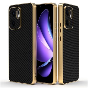 Etui Exoguard Goldline Carbon - Oppo Reno 13 F / 13 Fs - Black