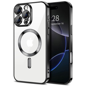 Etui Exoguard Electroplated - Apple Iphone 16 Pro - Black