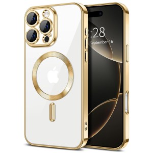 Etui Exoguard Electroplated - Apple Iphone 16 Pro Max - Gold