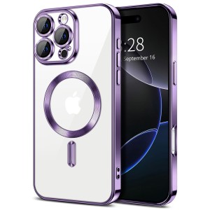 Etui Exoguard Electroplated - Apple Iphone 16 Pro Max - Purple