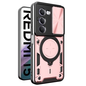 Etui Exoguard Ringshield - Xiaomi Redmi 15 (4g) / 15 5g - Rose