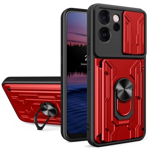 Etui Exoguard Cardshield - Oppo Reno 14 F / 14 Fs - Red