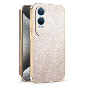 Etui Exoguard Brushed Glamour - Oneplus Nord Ce 4 Lite 5g - Gold