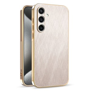 Etui Exoguard Brushed Glamour - Samsung Galaxy S25 Fe - Gold