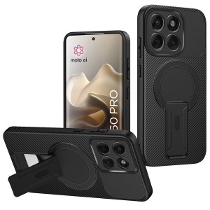 Etui Exoguard Carbon Base - Motorola Edge 60 Pro - Black