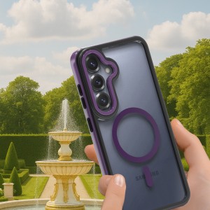 Etui Exoguard Exo Frame - Samsung Galaxy S25 - Purple