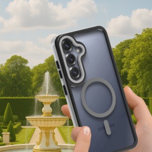 Etui Exoguard Exo Frame - Samsung Galaxy S25 - Silver