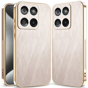 Etui Exoguard Brushed Glamour - Motorola Moto G86 Power 5g - Gold