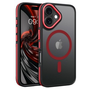 Etui Exoguard Matte 2.0 - Apple Iphone 17 - Black / Red
