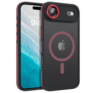 Etui Exoguard Matte 2.0 - Apple Iphone 17 Air - Black / Red