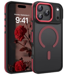 Etui Exoguard Matte 2.0 - Apple Iphone 17 Pro Max - Black / Red