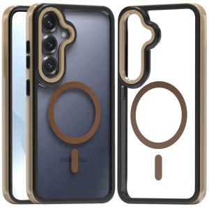 Etui Exoguard Exo Frame - Samsung Galaxy S25 Plus - Gold