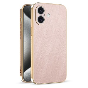 ETUI EXOGUARD BRUSHED GLAMOUR - APPLE IPHONE 17 - ROSE