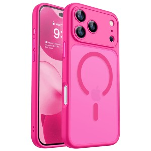 ETUI EXOGUARD MATTE FLOW - APPLE IPHONE 17 PRO MAX - HOT PINK