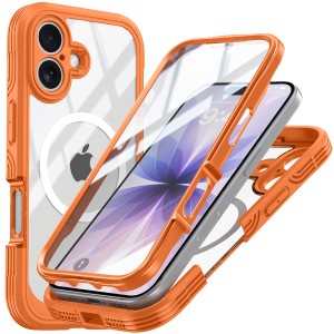 ETUI EXOGUARD 360 PRO - APPLE IPHONE 17 - ORANGE
