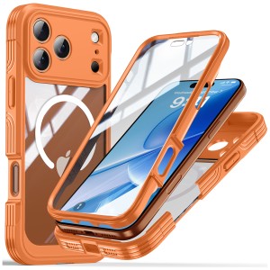 ETUI EXOGUARD 360 PRO - APPLE IPHONE 17 PRO - ORANGE