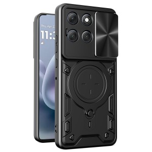 ETUI EXOGUARD RINGSHIELD - MOTOROLA MOTO G86 POWER - BLACK