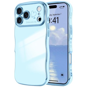 ETUI EXOGUARD GLAMWAVE - APPLE IPHONE 17 PRO MAX - LIGHT BLUE