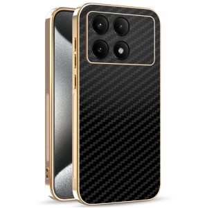 ETUI EXOGUARD GOLDLINE CARBON - XIAOMI POCO F8 PRO - BLACK