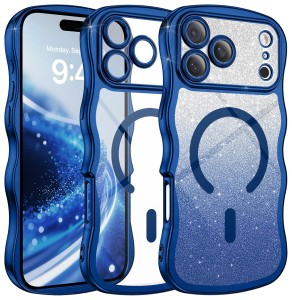 ETUI EXOGUARD GLITTER WAVE - APPLE IPHONE 17 PRO - BLUE