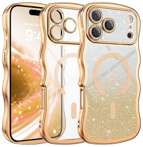 ETUI EXOGUARD GLITTER WAVE - APPLE IPHONE 17 PRO MAX - GOLD