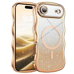 ETUI EXOGUARD GLITTER WAVE - APPLE IPHONE 17 AIR - GOLD