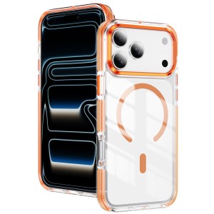 ETUI EXOGUARD CLEAR GLOW - APPLE IPHONE 17 PRO MAX - ORANGE