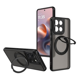 ETUI EXOGUARD MATTE RING - MOTOROLA MOTO G86 / G86 POWER - BLACK