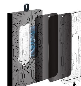 SZKŁO EXOGUARD PREMIUM PRIVACY 2 PACK + APLIKATOR - APPLE IPHONE 15 / 16