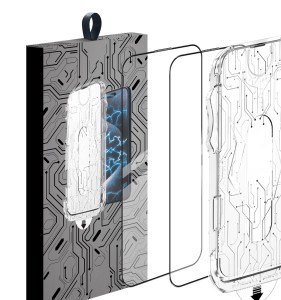 SZKŁO EXOGUARD PREMIUM MATTE 2 PACK + APLIKATOR - APPLE IPHONE 15 / 16