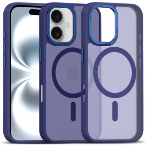 Etui Exoguard Matte - Apple Iphone 16 - Dark Blue