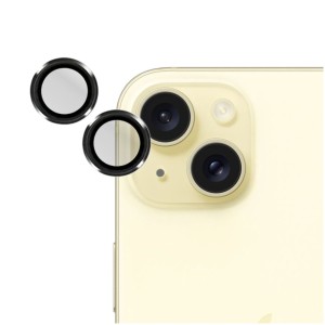 Szkło Exoguard Cam + Aplikator - Apple Iphone 15 / 15 Plus - Black