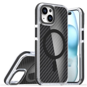 Etui Exoguard Carbon Ms - Apple Iphone 15 - Black