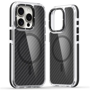 Etui Exoguard Carbon Ms - Apple Iphone 15 Pro - Black