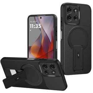 Etui Exoguard Carbon Base - Motorola Moto G56 - Black