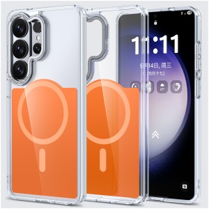 ETUI EXOGUARD CLEARMAG - SAMSUNG GALAXY S26 ULTRA - ORANGE