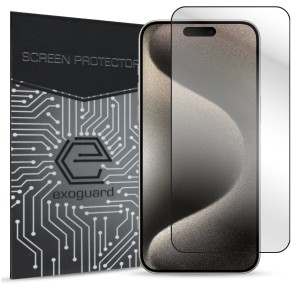 SZKŁO EXOGUARD FULL GLUE - APPLE IPHONE 15 PRO MAX